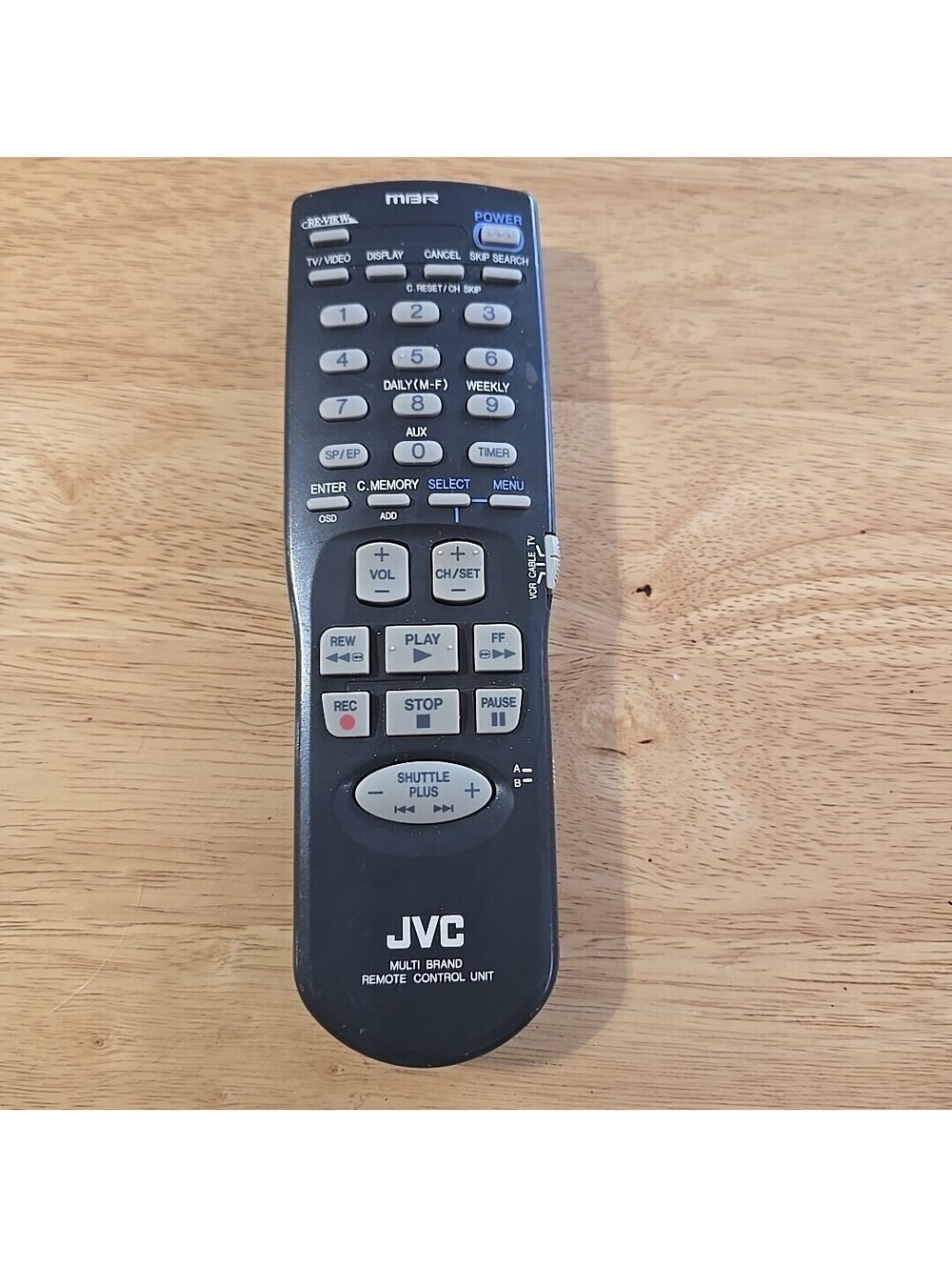 Genuine JVC Remote Control UR64EC1623 No Battery Cover